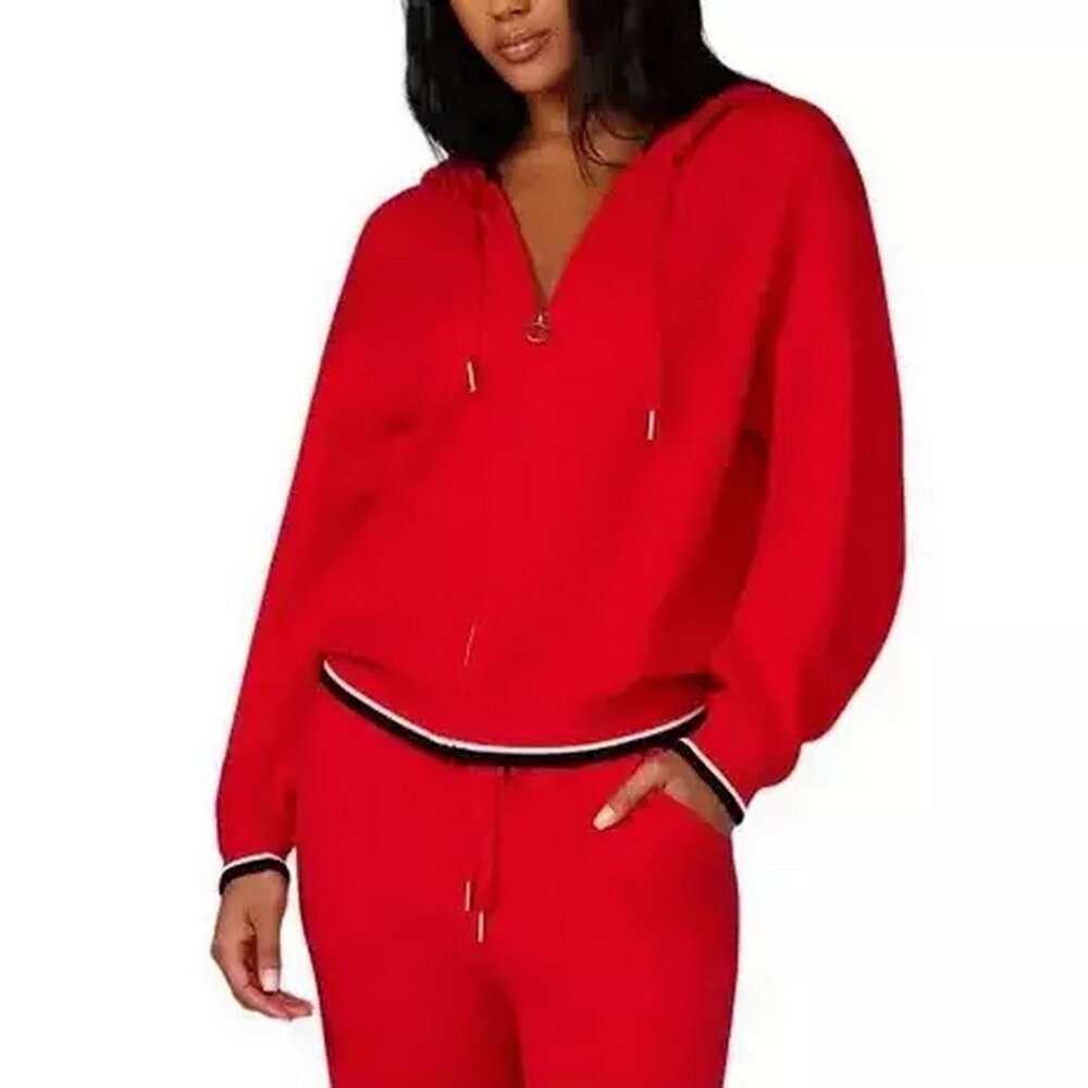 Savage X Fenty Lit Leisure Zip Up Knit Hoodie